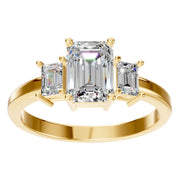Emerald Curve Eternity Ring