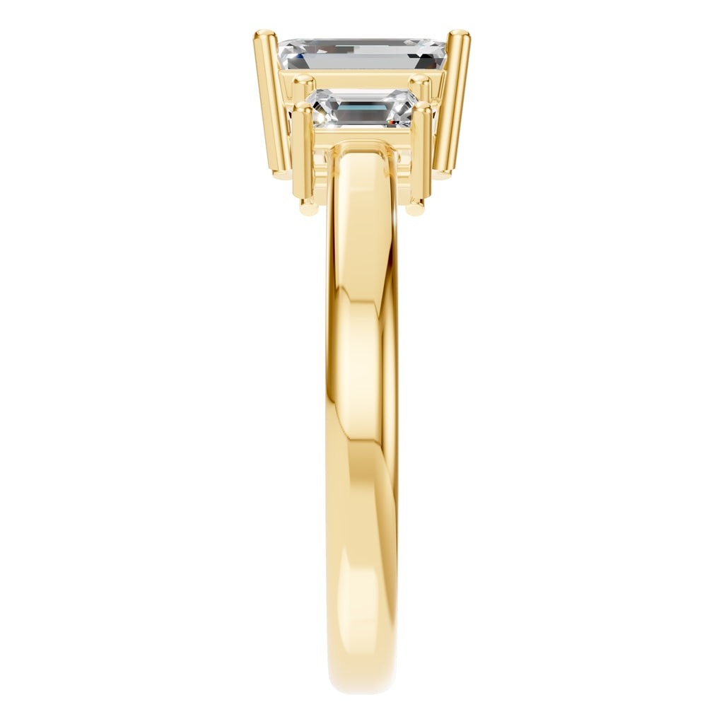 Emerald Curve Eternity Ring