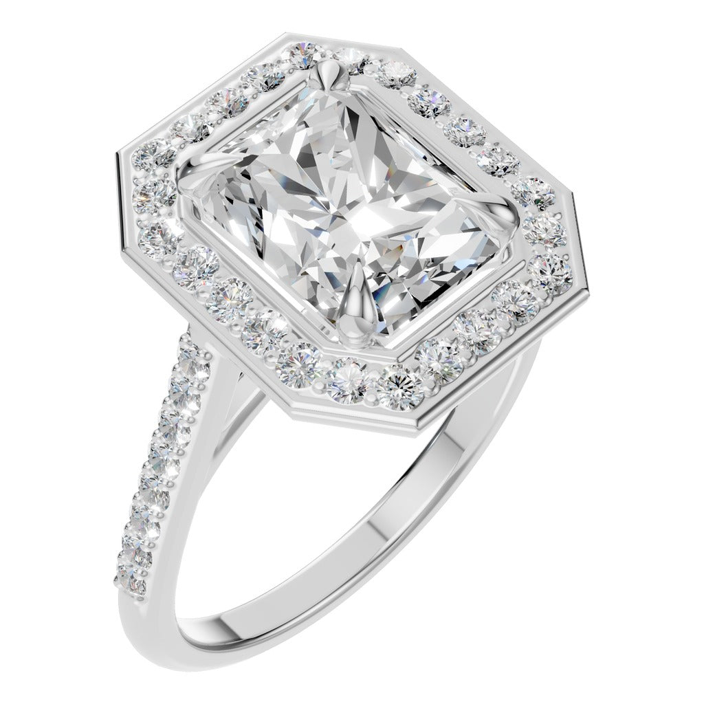 Radiant Double Halo Ring - RI6299
