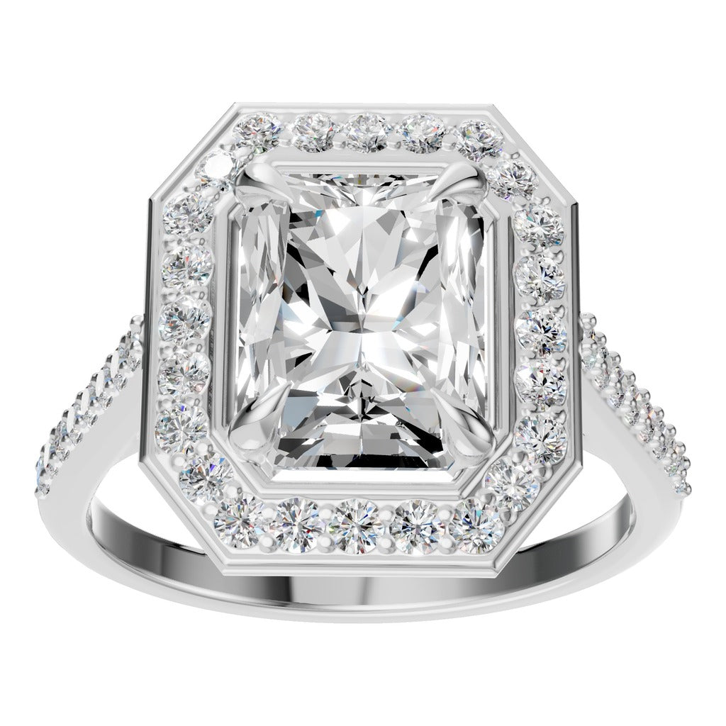 Radiant Double Halo Ring - RI6299