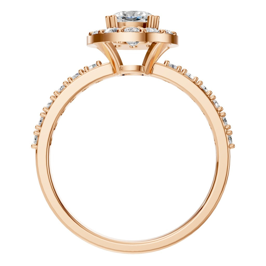 Cushion Halo Radiance Ring - RI7593