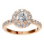 Load image into Gallery viewer, Cushion Halo Radiance Ring - RI7593