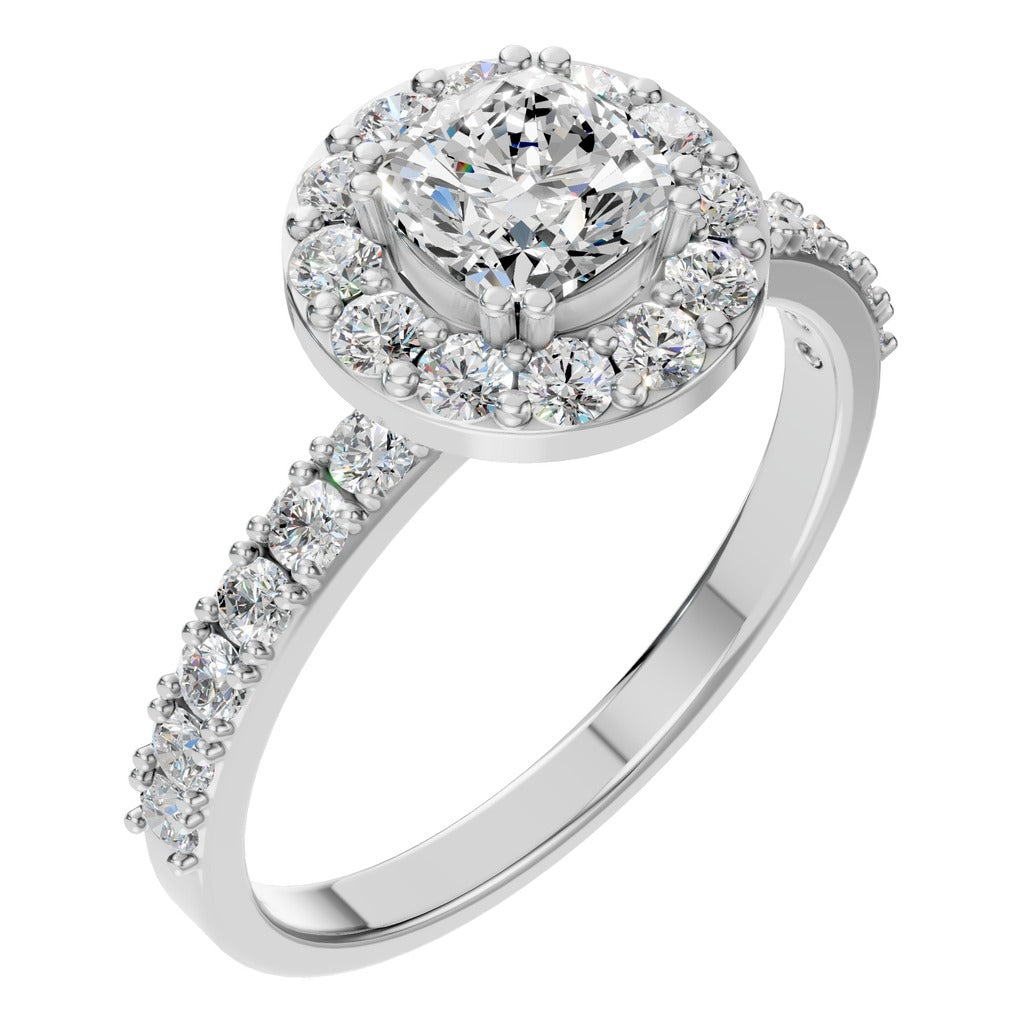 Cushion Halo Radiance Ring - RI7593