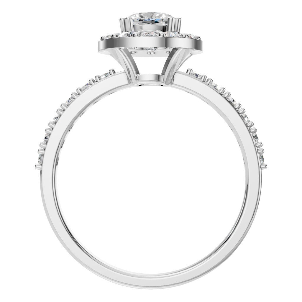 Cushion Halo Radiance Ring - RI7593