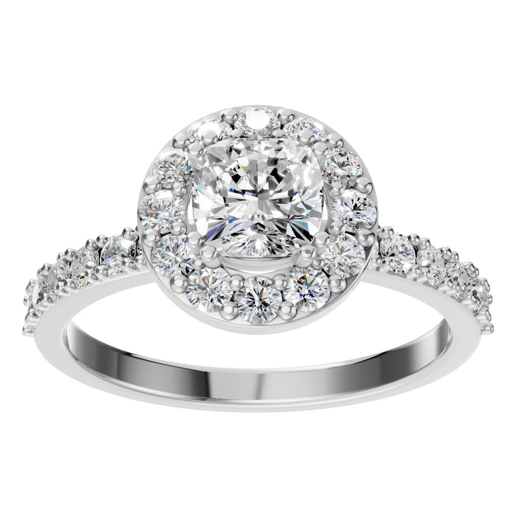 Cushion Halo Radiance Ring - RI7593