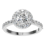 Cushion Halo Radiance Ring - RI7593