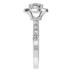 Load image into Gallery viewer, Cushion Halo Radiance Ring - RI7593