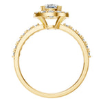 Load image into Gallery viewer, Cushion Halo Radiance Ring - RI7593