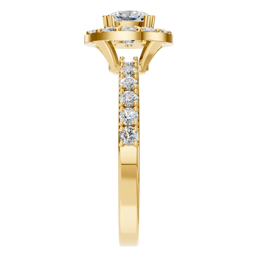 Cushion Halo Radiance Ring - RI7593