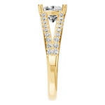 Load image into Gallery viewer, Split Shank Cushion Diamond Ring - RI7623