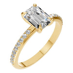 Load image into Gallery viewer, Emerald Halo Grace Ring