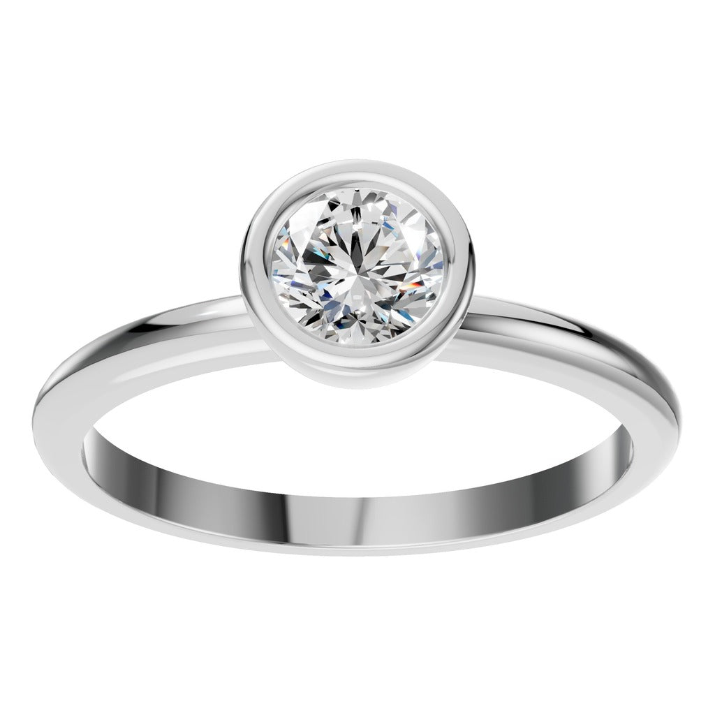 Classic Bezel Solitaire Ring