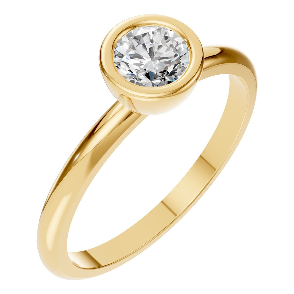 Classic Bezel Solitaire Ring