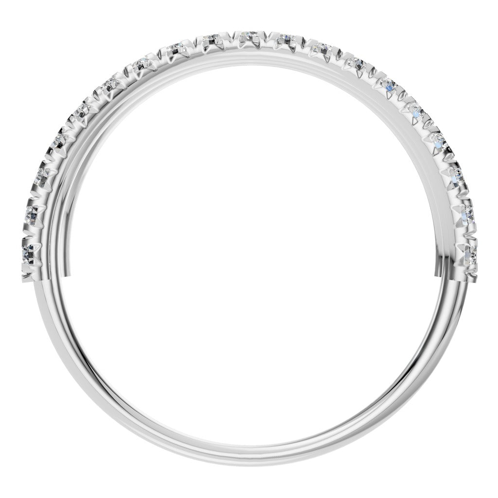 Triple Row Pavé Ring - RI8589