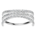 Load image into Gallery viewer, Triple Row Pavé Ring - RI8589