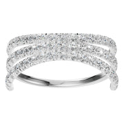 Triple Row Pavé Ring - RI8589