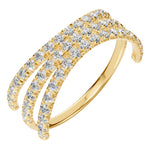 Load image into Gallery viewer, Triple Row Pavé Ring - RI8589