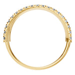 Load image into Gallery viewer, Triple Row Pavé Ring - RI8589