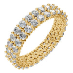 Load image into Gallery viewer, Double Row Eternity Ring