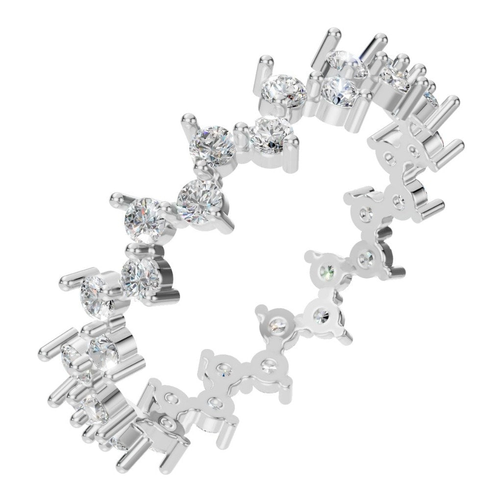 Zig Zag Eternity Ring - RI9244