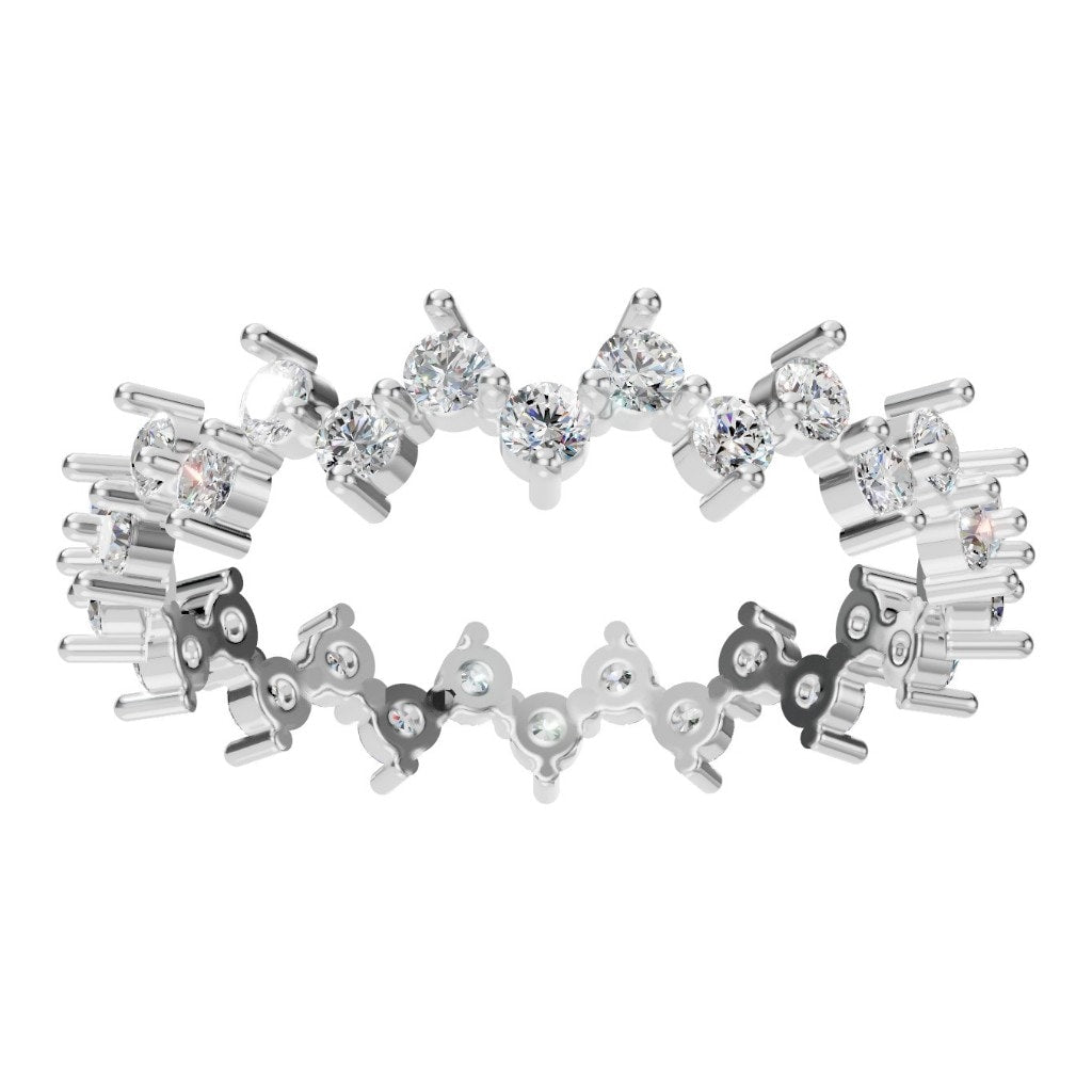 Zig Zag Eternity Ring - RI9244