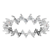 Zig Zag Eternity Ring - RI9244