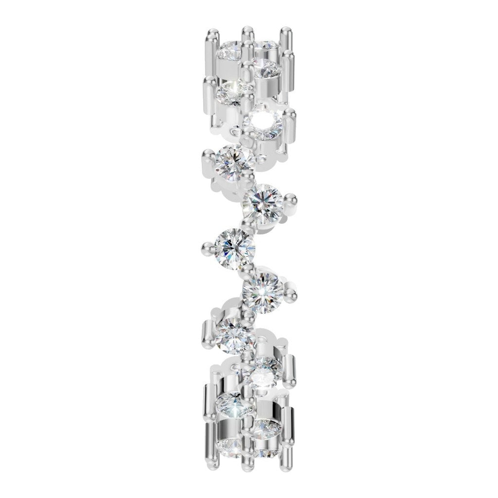 Zig Zag Eternity Ring - RI9244