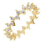 Load image into Gallery viewer, Zig Zag Eternity Ring - RI9244