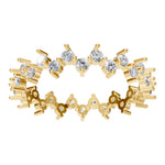 Load image into Gallery viewer, Zig Zag Eternity Ring - RI9244