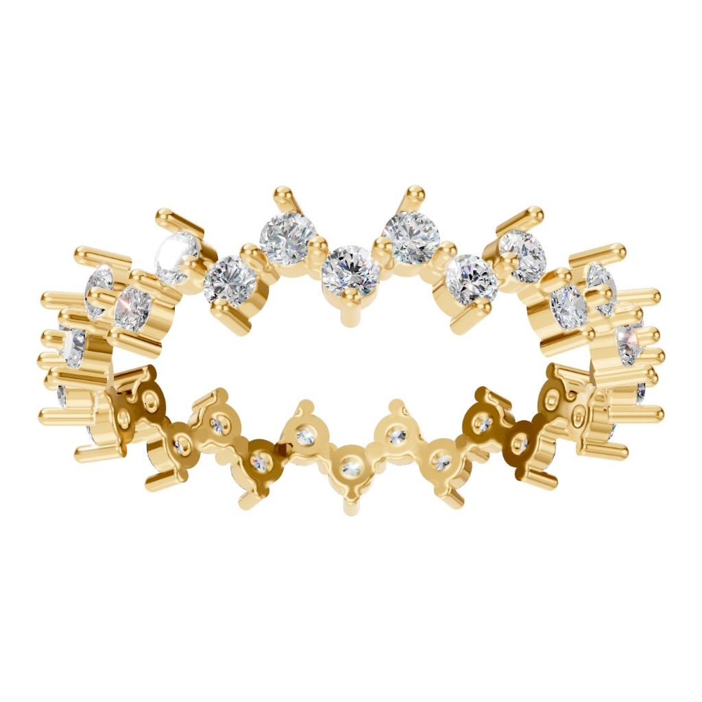 Zig Zag Eternity Ring - RI9244