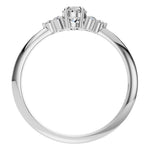 Load image into Gallery viewer, Elegant Oval Cluster Ring - RI9384