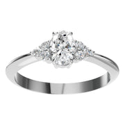 Elegant Oval Cluster Ring - RI9384