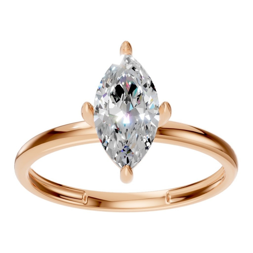 Marquise Solitaire Ring