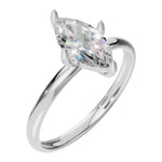 Load image into Gallery viewer, Marquise Solitaire Ring