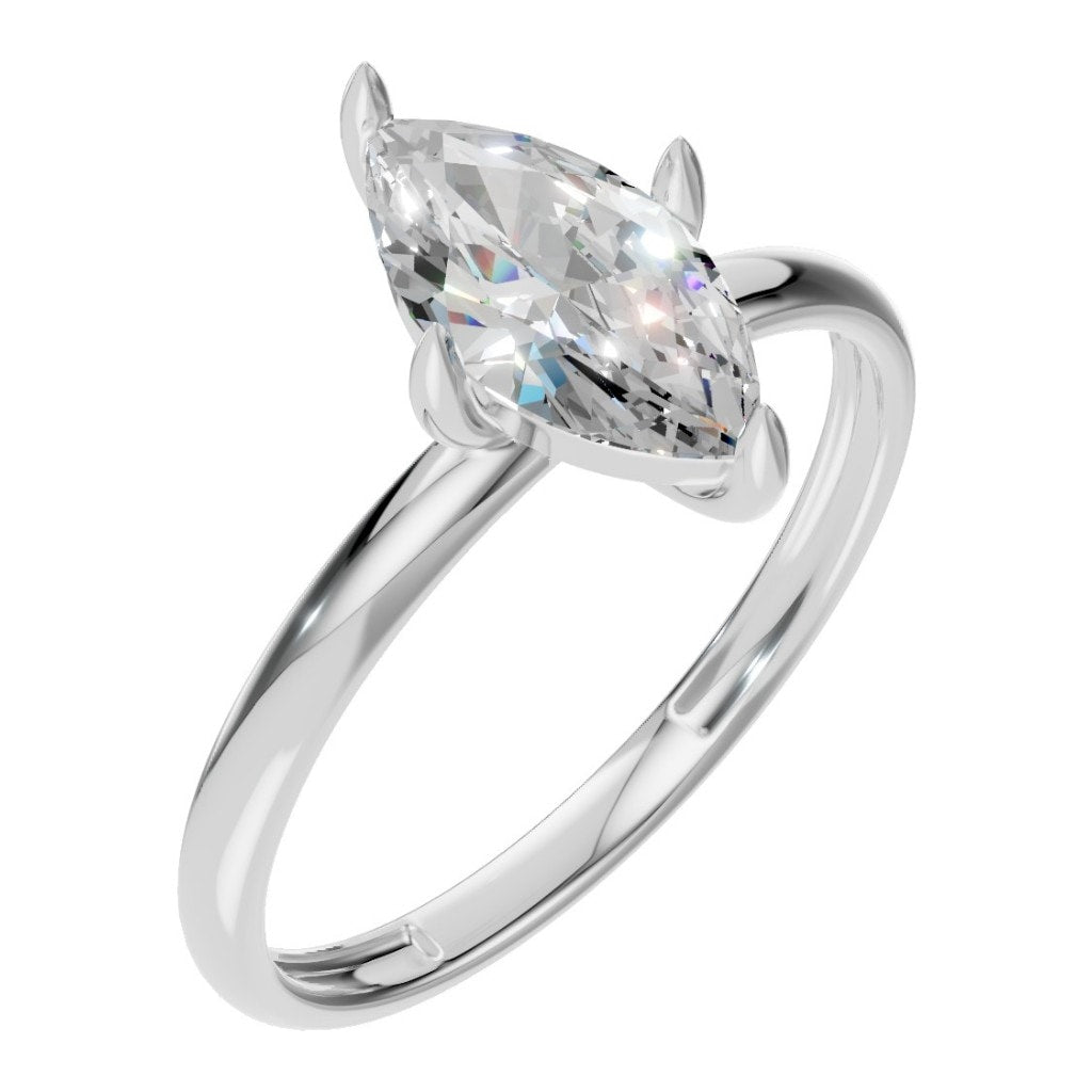 Marquise Solitaire Ring