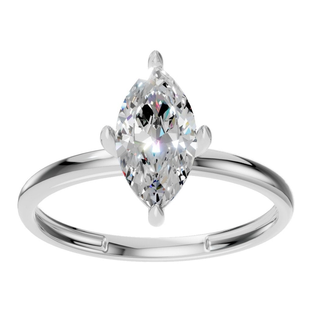 Marquise Solitaire Ring