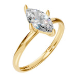 Load image into Gallery viewer, Marquise Solitaire Ring