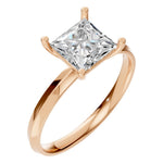 Load image into Gallery viewer, Princess Cut Solitaire Ring