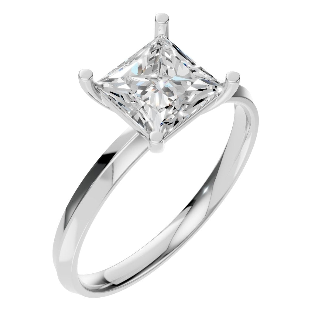 Princess Cut Solitaire Ring