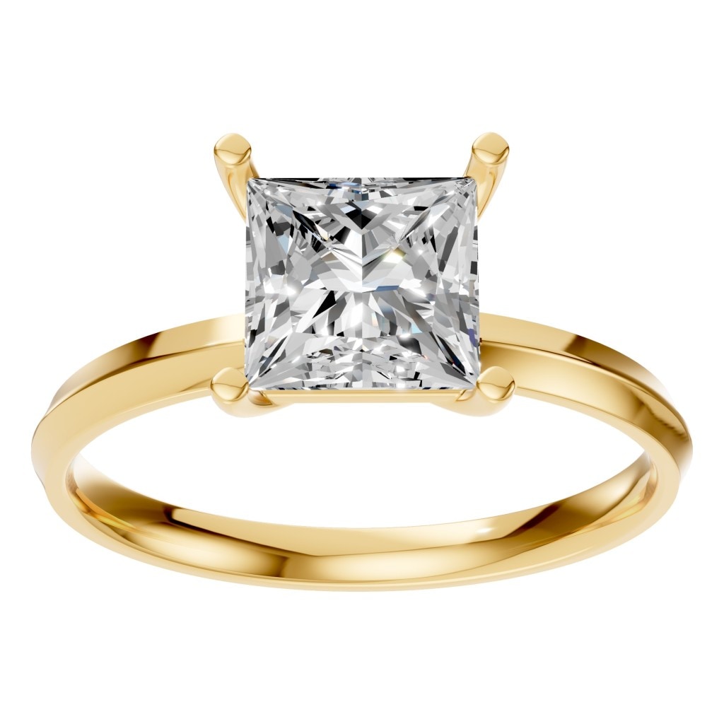 Princess Cut Solitaire Ring
