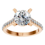 Load image into Gallery viewer, Étoile Pavé Solitaire Ring