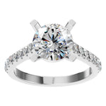 Load image into Gallery viewer, Étoile Pavé Solitaire Ring