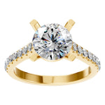 Load image into Gallery viewer, Étoile Pavé Solitaire Ring