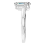 Load image into Gallery viewer, Two-Stone Emerald-Cut Diamond Ring