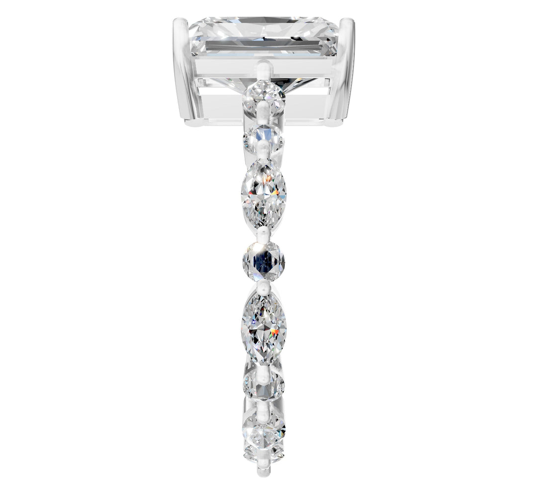 Celeste Emerald Marquise Ring