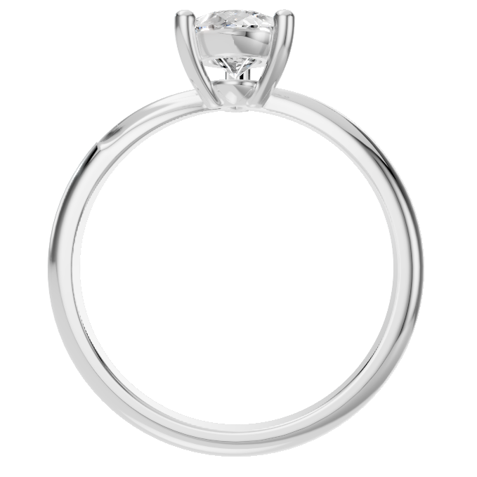 Élise Pear Solitaire Ring